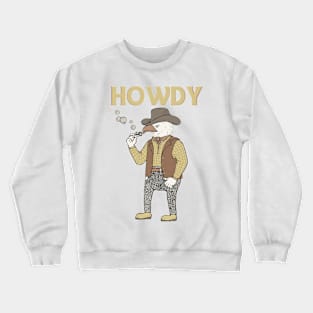 Howdy Eagle Cowboy Crewneck Sweatshirt